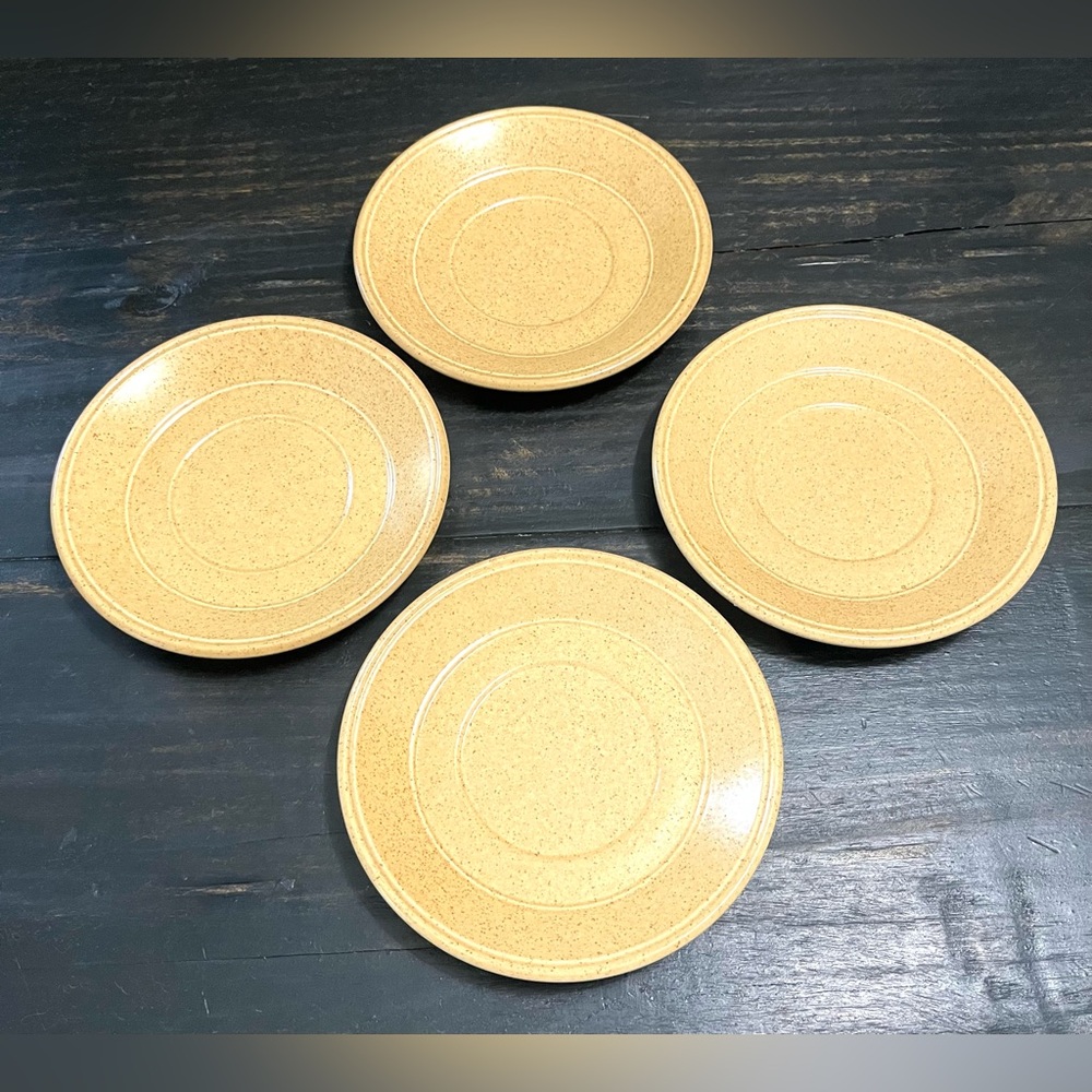 VTG Kiln Craft BACCHUS Saucer (4) Staffordshire Potteries  1970s 5 1/2” England